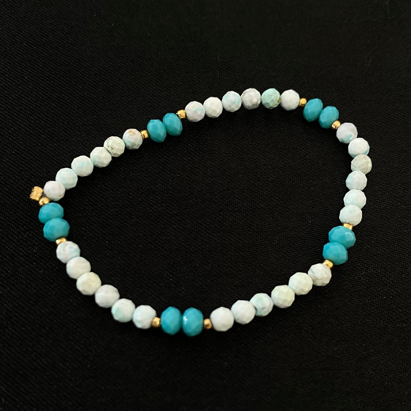Pulsera elástica azul