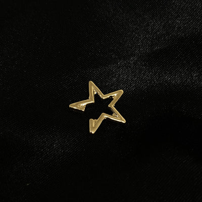 Earcuff Star de acero inoxidable en forma de estrella