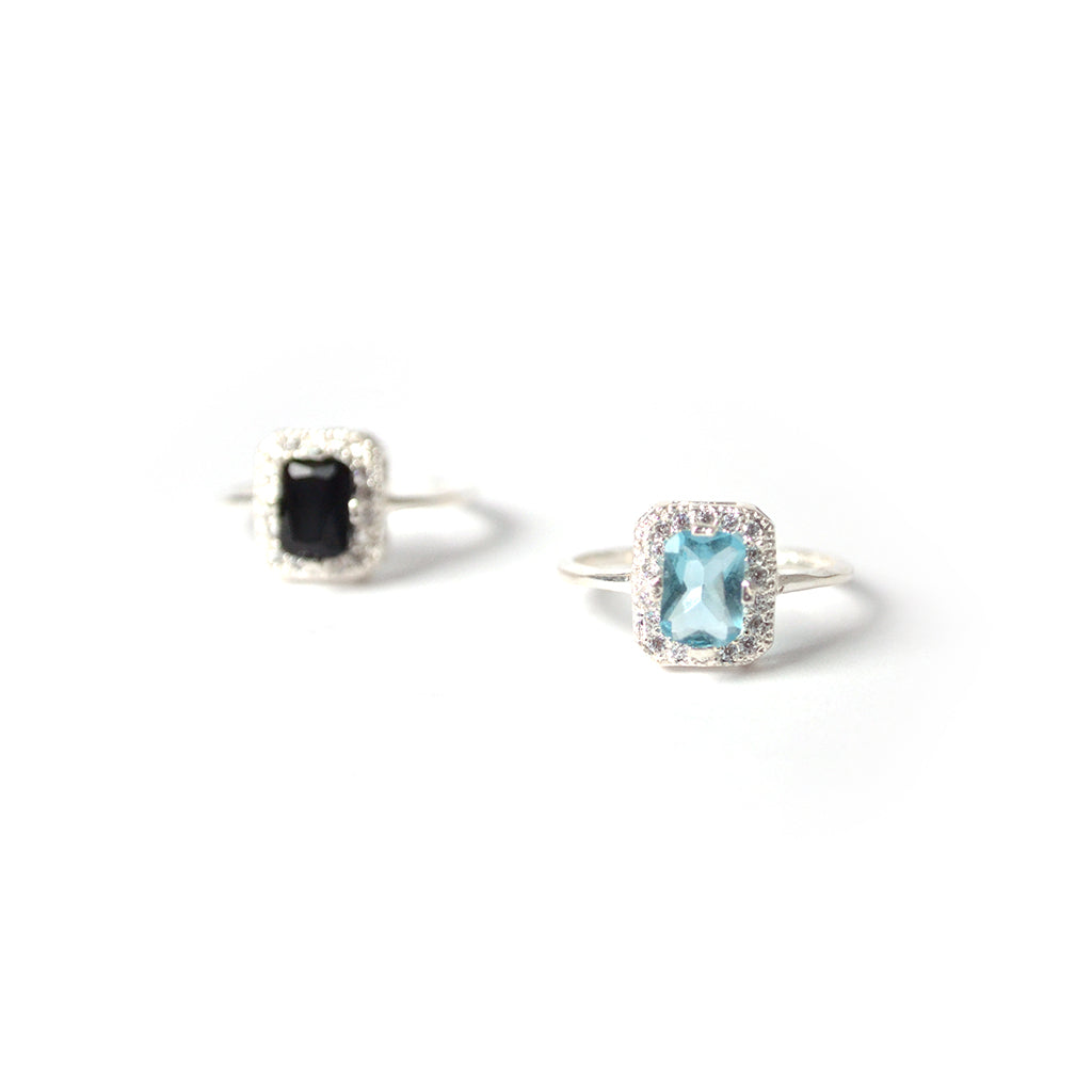 Anillo Aranza con zirconias de plata .925