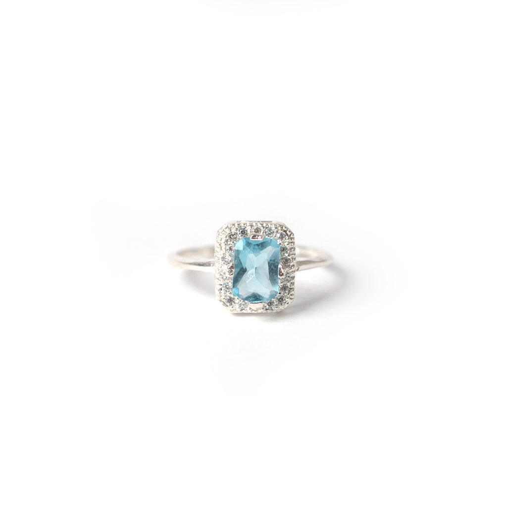 Anillo Aranza con zirconias de plata .925