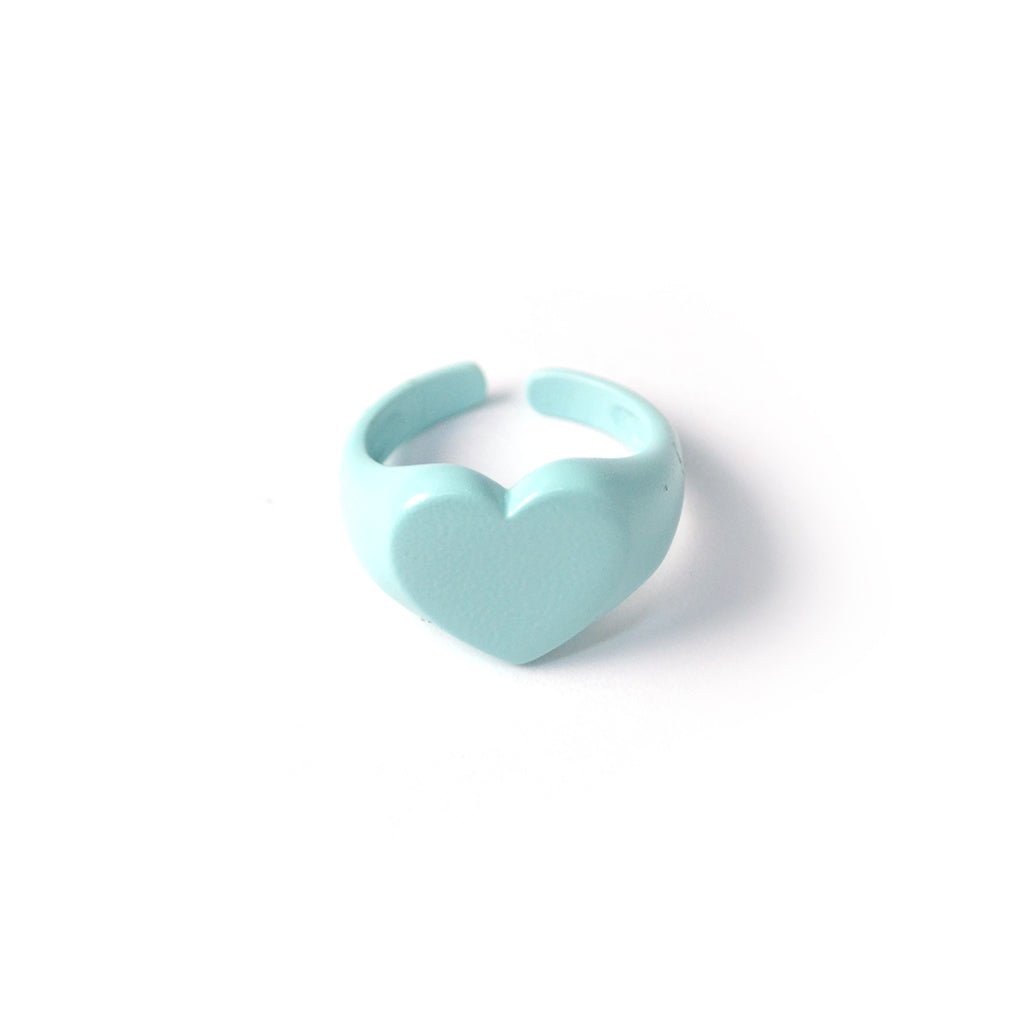 Anillo Corazón Azul - AMATINA Joyería