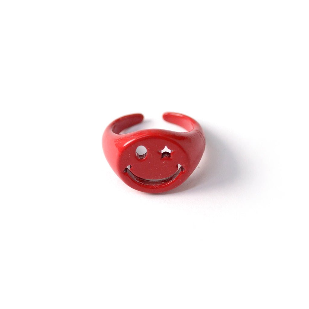 Anillo Happy Face XL - AMATINA Joyería