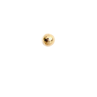 Piercing individual de figuras con poste de plata y chapa de oro de 14K - AMATINA Joyería