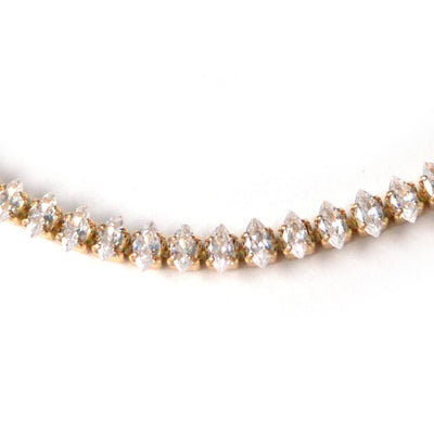 Pulsera Armida con zirconias en oro laminado de 18K - AMATINA Joyería